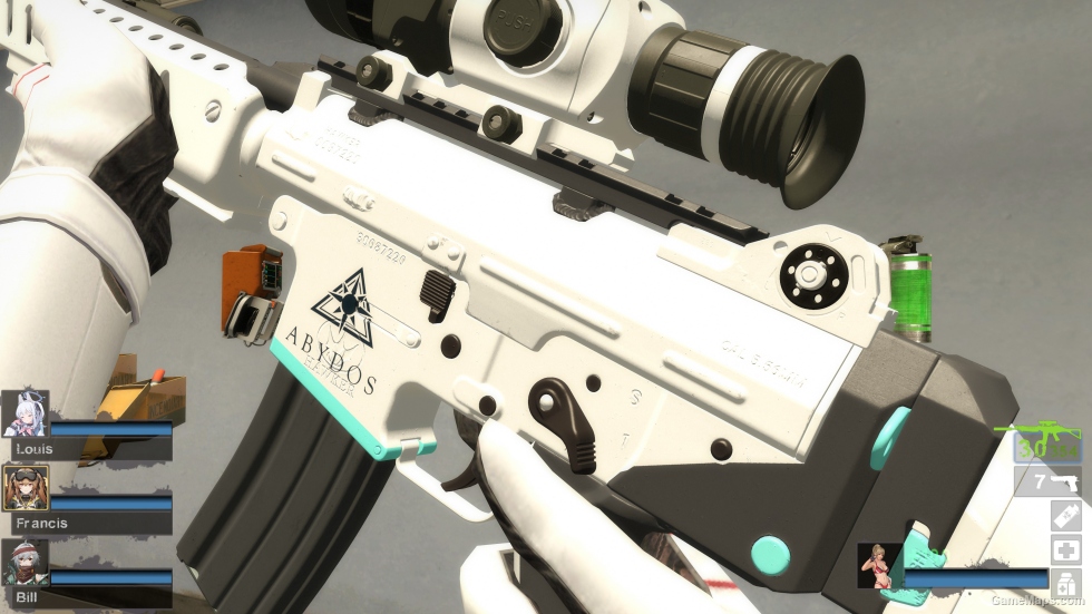 [Blue Archive] COD21 Black Ops 6 Krig C Type [Sunaookami Shiroko's Weapon] [Replace Rifle SG552]