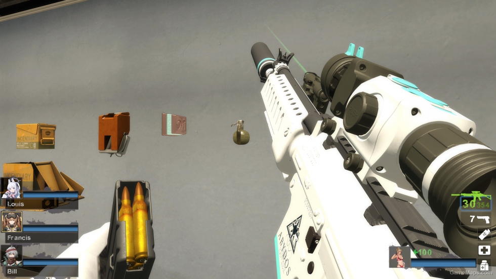 [Blue Archive] COD21 Black Ops 6 Krig C Type [Sunaookami Shiroko's Weapon] [Replace Rifle SG552]
