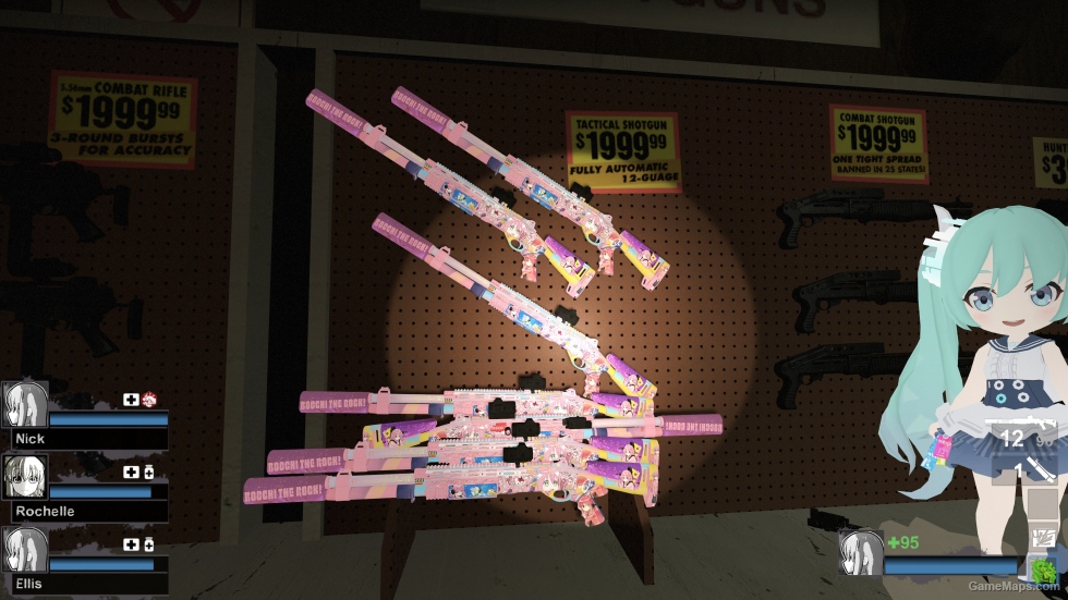[Bocchi the Rock!] S890 - Bocchi (Replace m1014) [Autoshotgun]