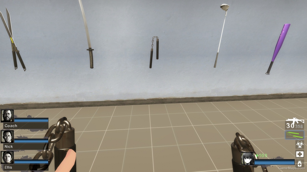 [COD21] Nunchucks replace batons [Sound fix Ver]