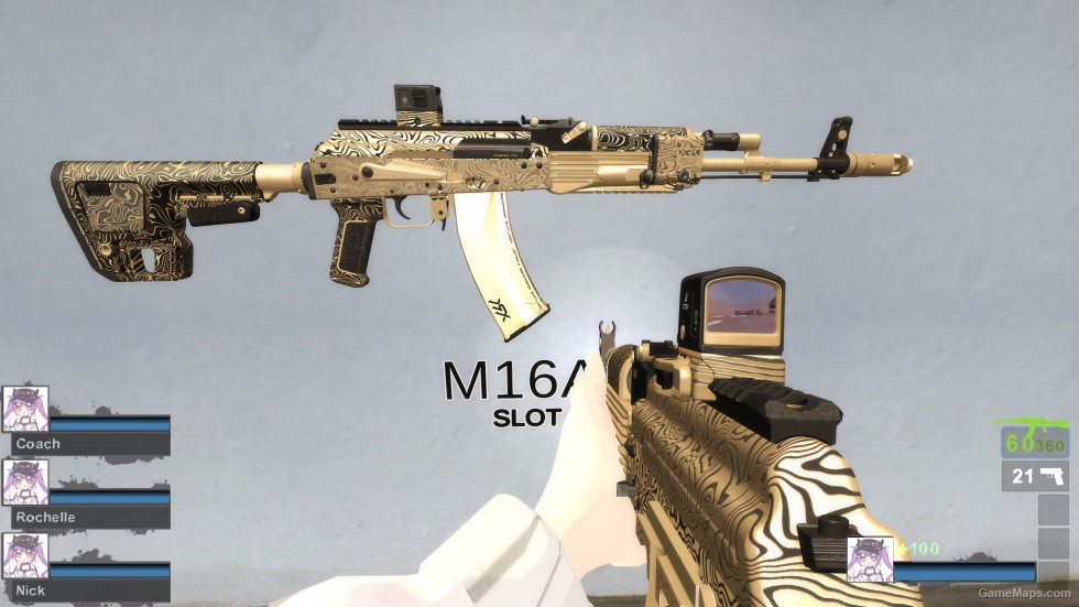 [CODMW II]Kastov 545 Steel And Iron v4 (m16a2)