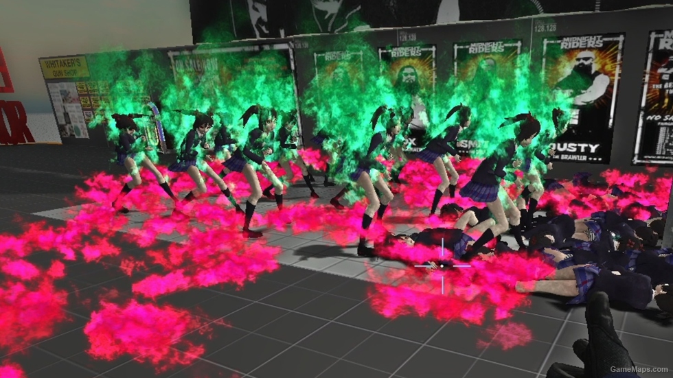 [FX] High Vis Fire = Pink Flame Green Burn