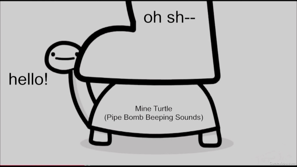 [L4D2] What if The Pipe Bomb Beeping sounds was The Mine Turtle?