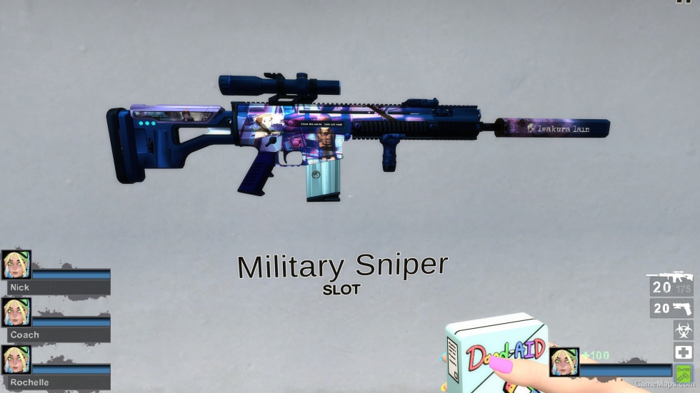 [Lain] COD FN SCAR17 - Lain Custom Gun Body Lingyin (Military Sniper Rifle)