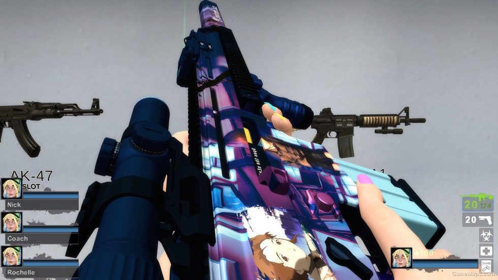 [Lain] COD FN SCAR17 - Lain Custom Gun Body Lingyin (Military Sniper Rifle)