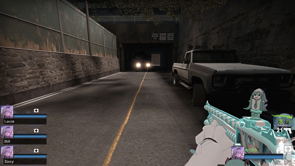 [Miku theme] Official model wood spray replacement Shotgun v5 (Pumpshotgun version)