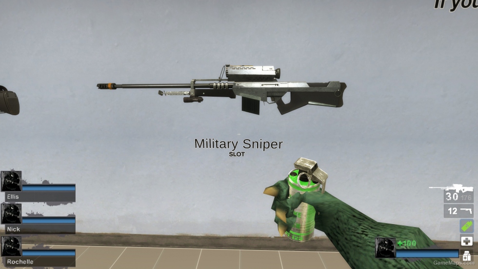 [Miltitary Sniper] Half-Life Vance Overwatch Sniper Rifle v4 [Sound fix Ver, request]