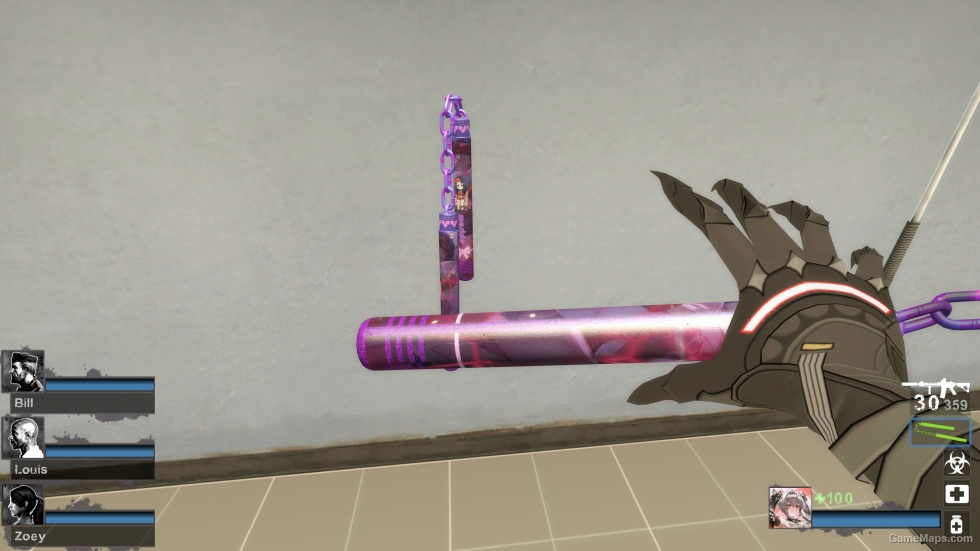[Mita Miside] Sleepy Mita theme COD21 nunchaku replacement baton [Sound fix Ver]