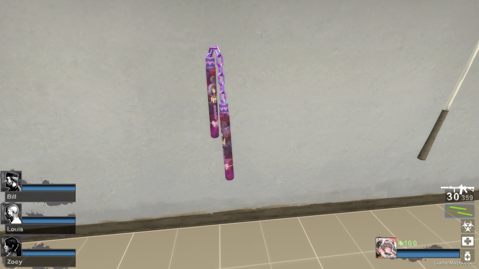 [Mita Miside] Sleepy Mita theme COD21 nunchaku replacement baton [Sound fix Ver]