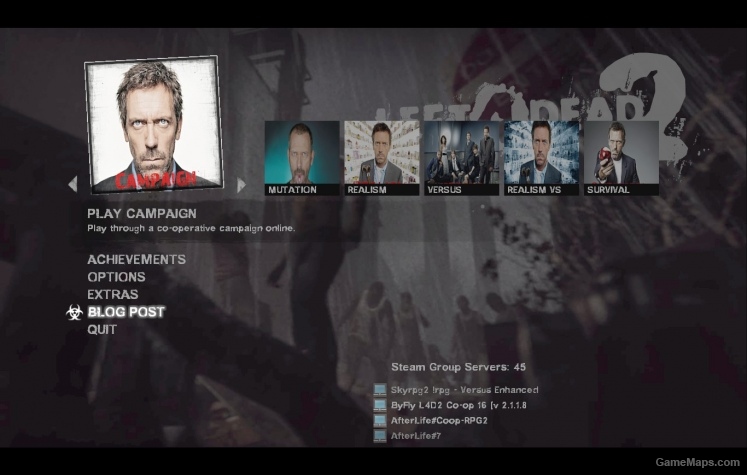 "L4D2 menu new icons Doctor House by Savant"