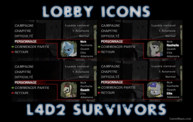 (Request) Pony survivors icons (include lobby icons)