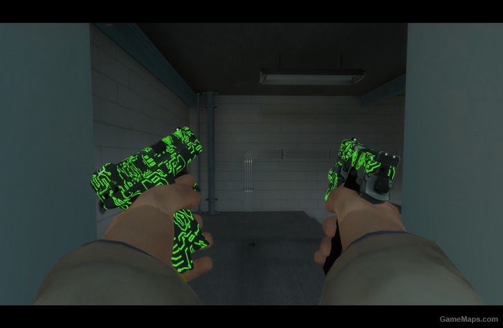  Tron (green) weapon skinpack
