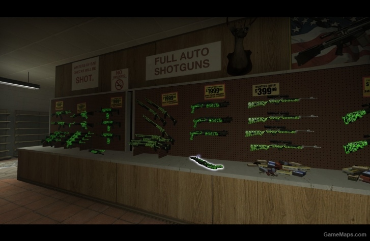  Tron (green) weapon skinpack