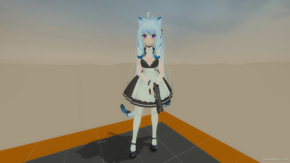 [VRC] Maya - Default Dress in Blue (AllSurvivors)