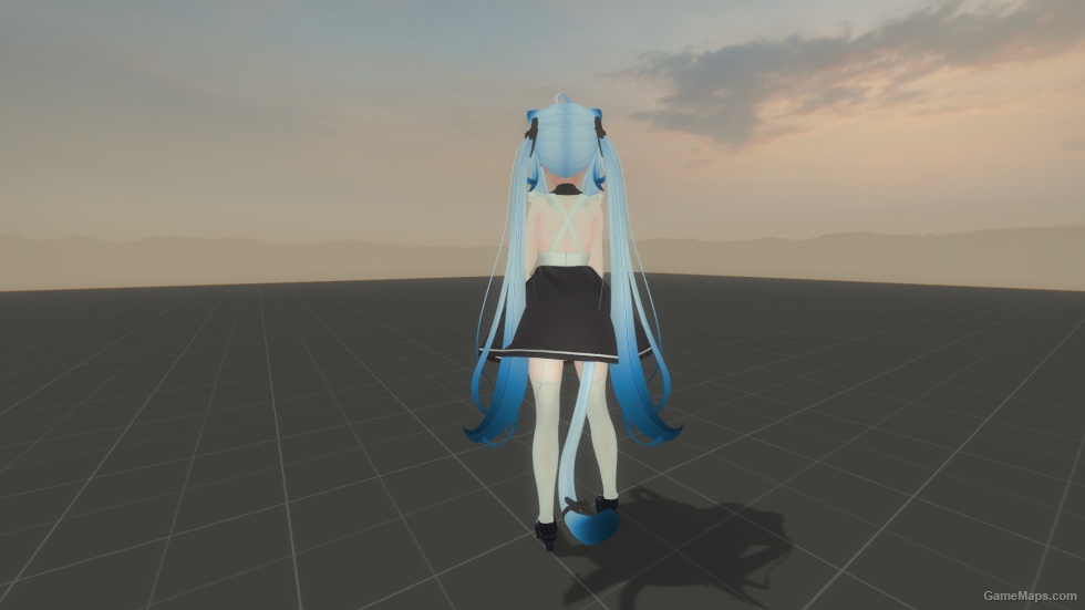 [VRC] Maya - Default Dress in Blue (AllSurvivors)
