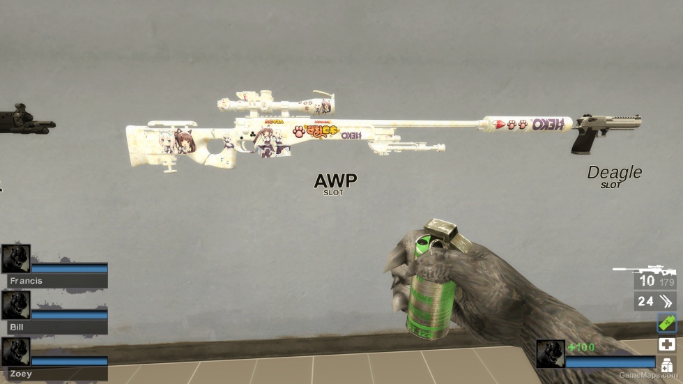 [Wife's Gun] L115A3 T1 Chocolate and Vanilla Cat Girl [AWP] (Sound fix Ver, request)