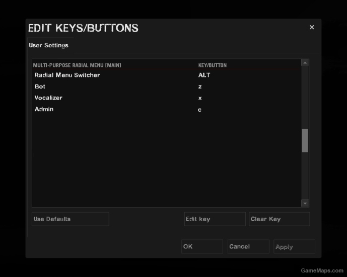 A-Trax Radial Menu