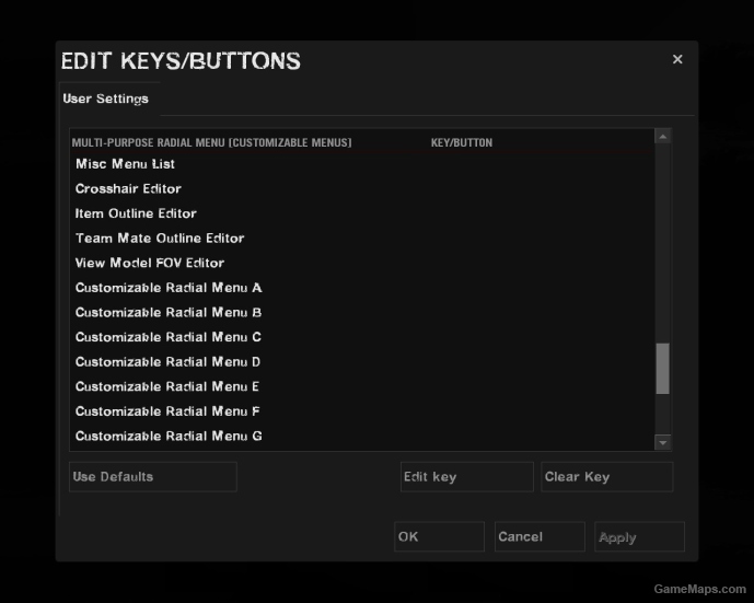 A-Trax Radial Menu