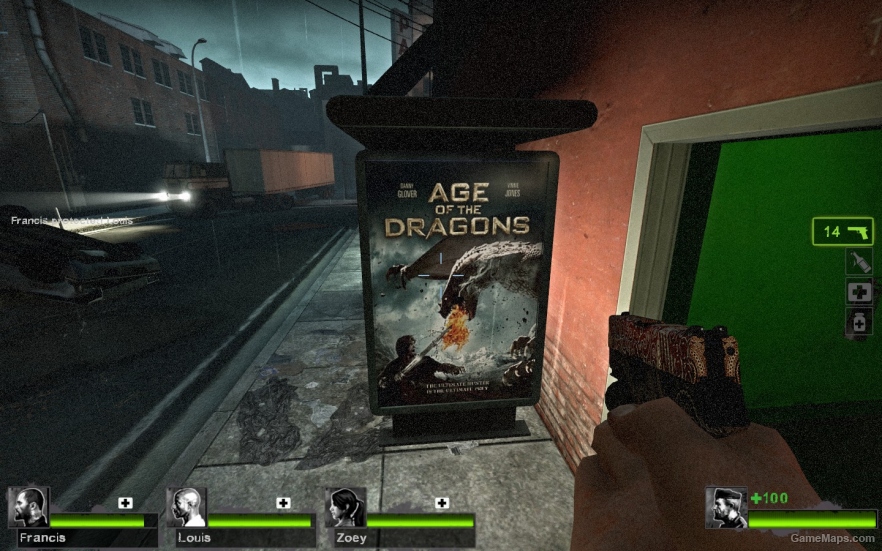 Age of the Dragons bus stop ad