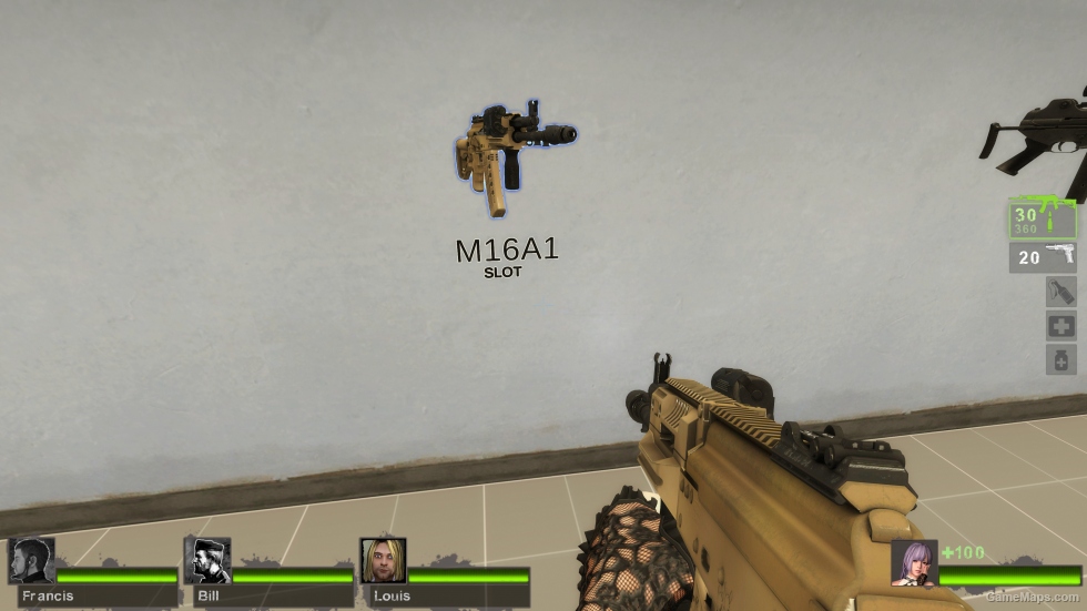 AK12 foregrip laser (M16A2)
