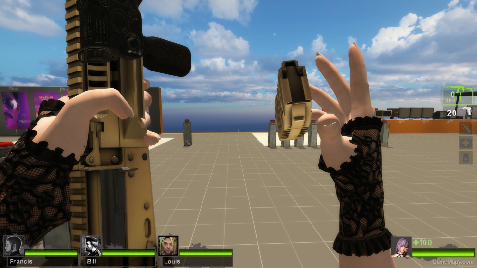 AK12 foregrip laser (M16A2)