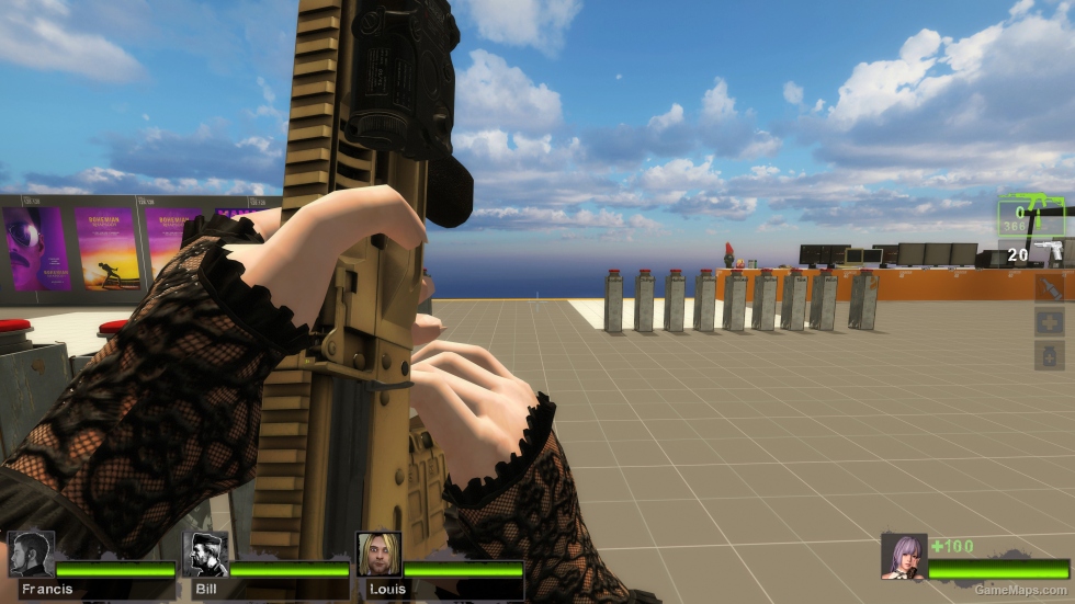 AK12 foregrip laser (M16A2)