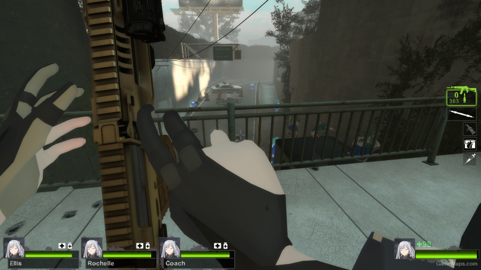 AK12 foregrip laser (M16A2)