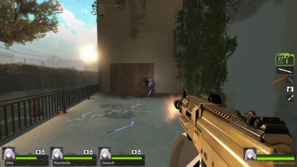 AK12 foregrip laser (M16A2)