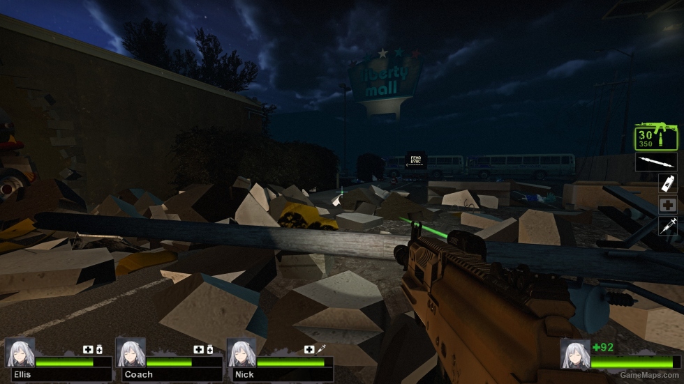AK12 foregrip laser (M16A2)