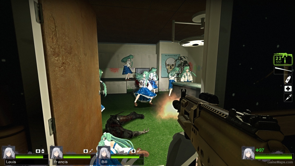AK12 foregrip laser (M16A2)