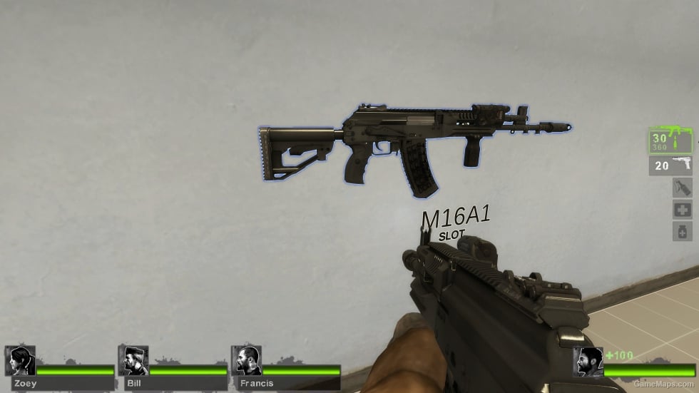 AK12 foregrip laser black2 (M16A2)