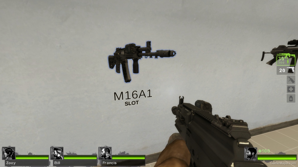 AK12 foregrip laser black2 (M16A2)