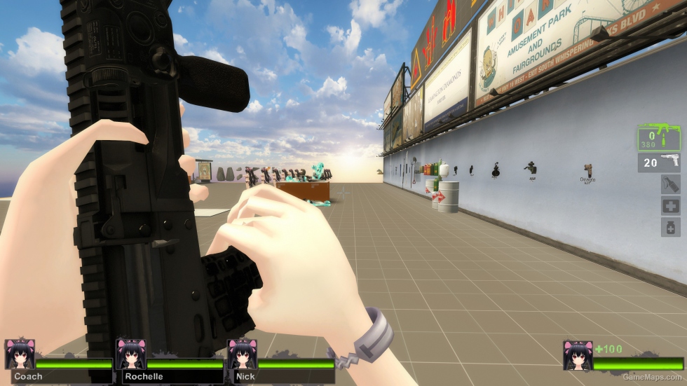 AK12 foregrip laser black2 (M16A2)