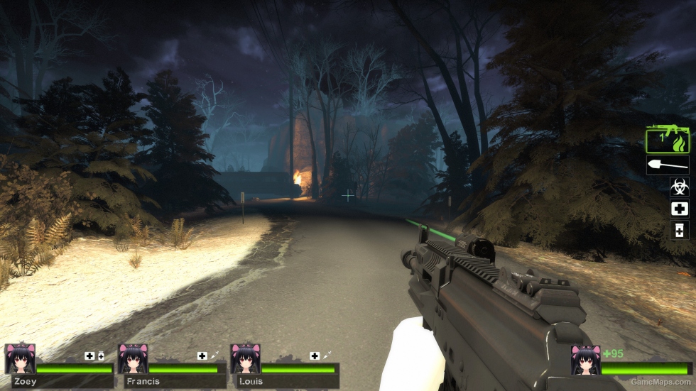 AK12 foregrip laser black2 (M16A2)