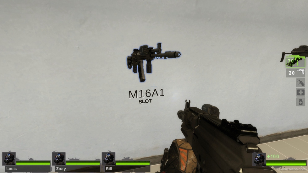 Ak12 foregrip laser black m16a2 mod for left 4 dead 2 gamemaps