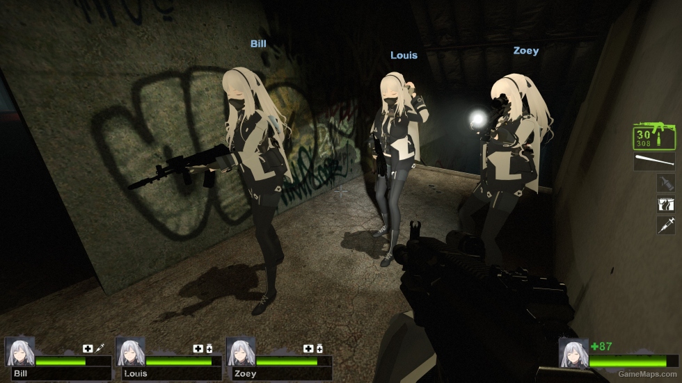 AK12 foregrip laser black (M16A2)