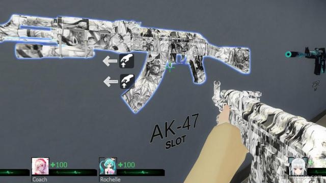 AK47 雪地发光迷彩（确信）# AK47 Glowing Snow camouflage