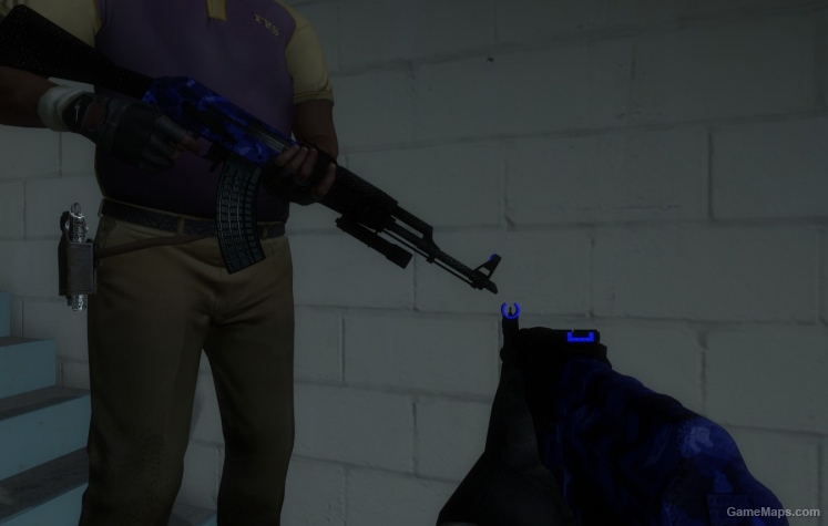 AK47 Mesh Blue Camo