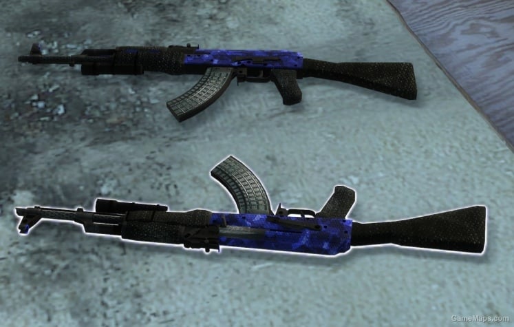 AK47 Mesh Blue Camo