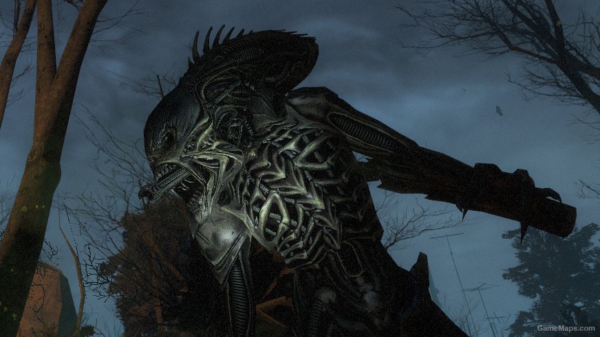 Alien Xenomorph Smoker ( Raven ) AVP Colonial Marines