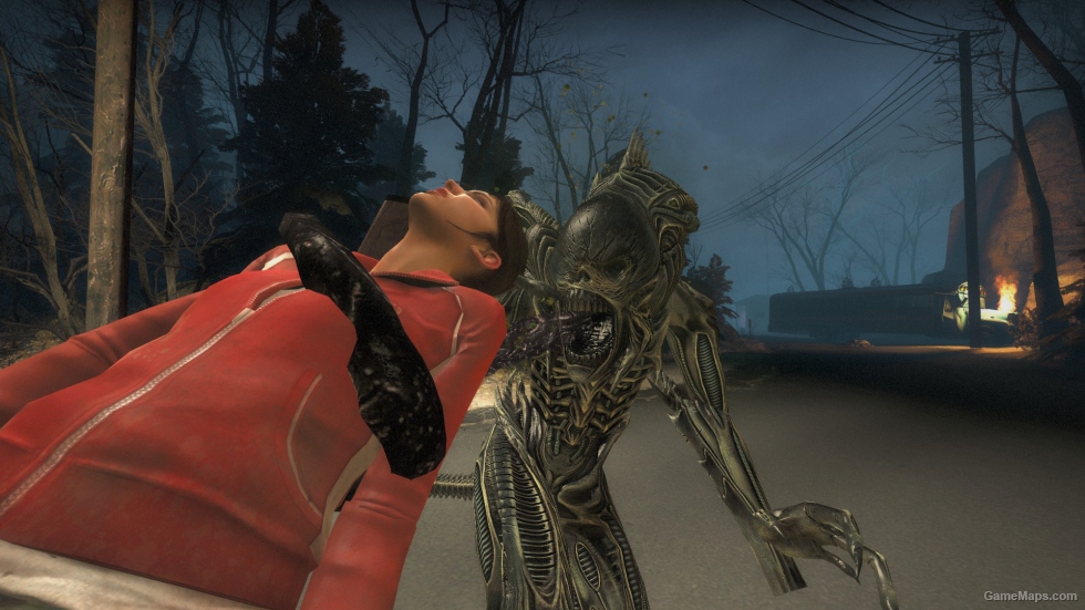 Alien Xenomorph Smoker ( Raven ) AVP Colonial Marines