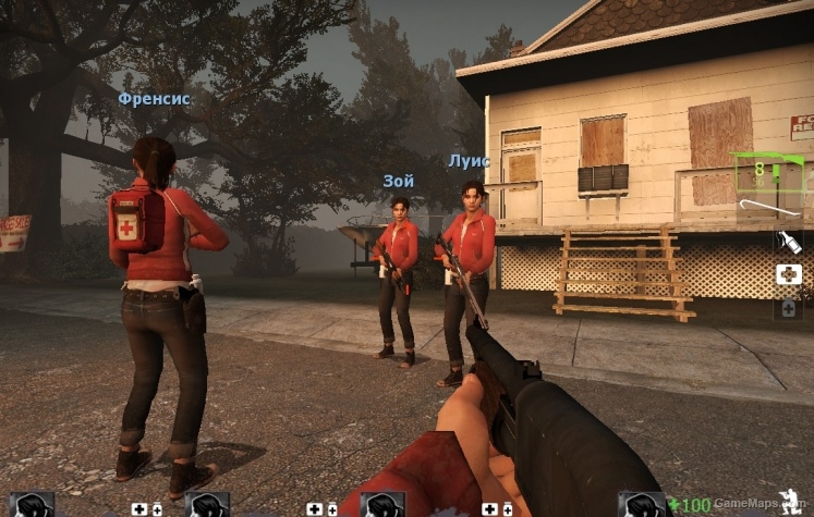 All survivors is Zoey in all campaigns