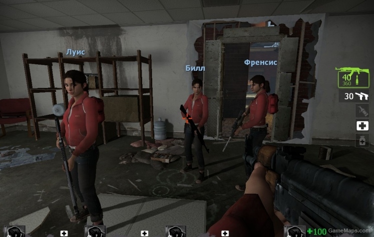 All survivors is Zoey in l4d1 campaigns