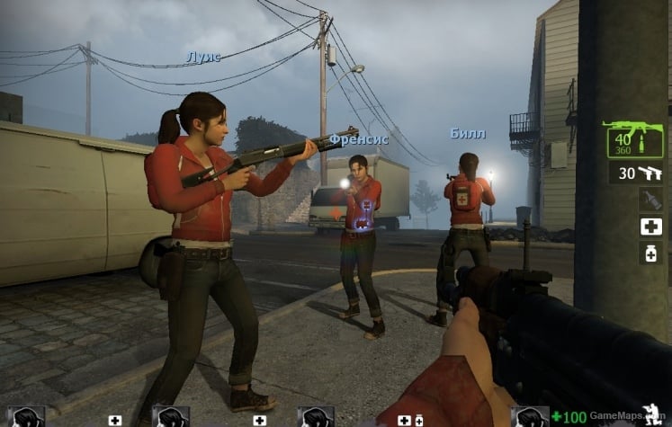 All survivors is Zoey in l4d1 campaigns