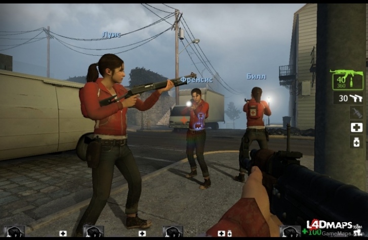 All survivors is Zoey in l4d1 campaigns for multiplayer