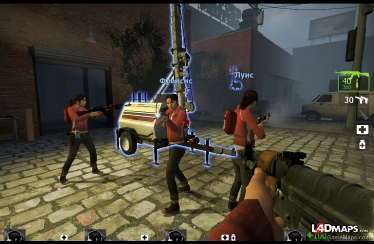 All survivors is Zoey in l4d1 campaigns for multiplayer