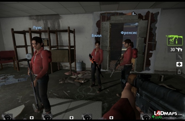 All survivors is Zoey in l4d1 campaigns for multiplayer
