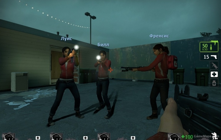 All survivors is Zoey in l4d2 campaigns
