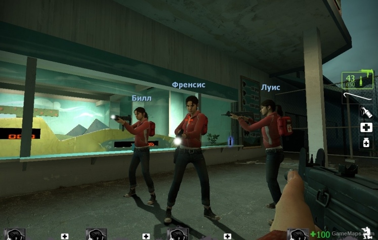 All survivors is Zoey in l4d2 campaigns