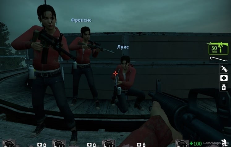 All survivors is Zoey in l4d2 campaigns